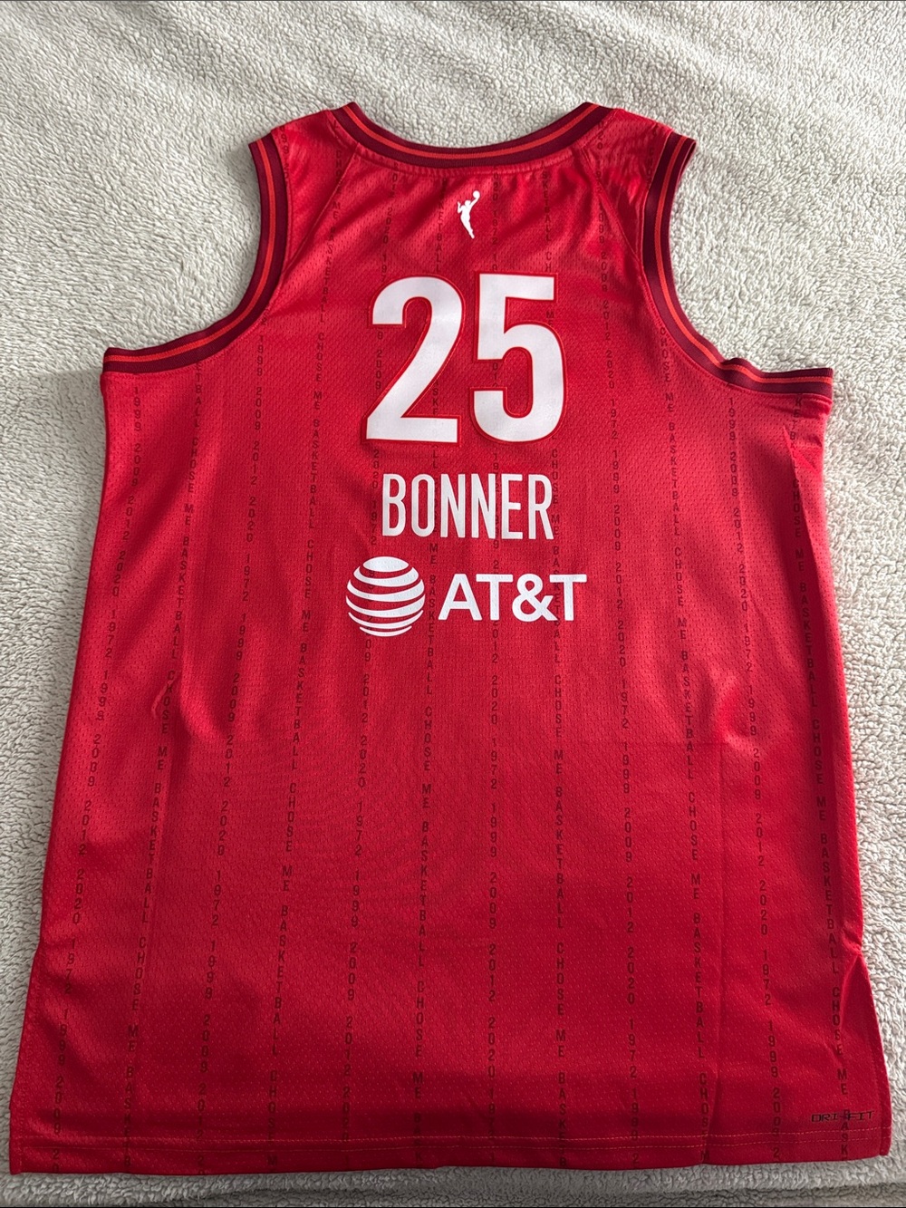 Indiana Fever #25 DeWanna Bonner WNBA Nike Rebel Edition Swingman Jersey
